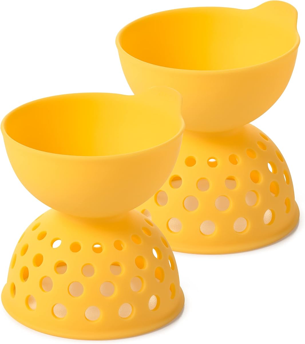 OXO Good Grips — Set de 2 pocheuses à œuf en silicone